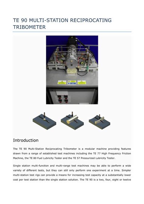 Reciprocating Friction Tester fabrication|reciprocating tribometer pdf.